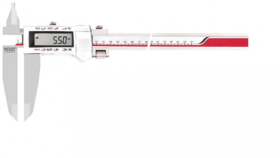 Skaitmeninis slankmatis400/100/0,01mm DIN862 