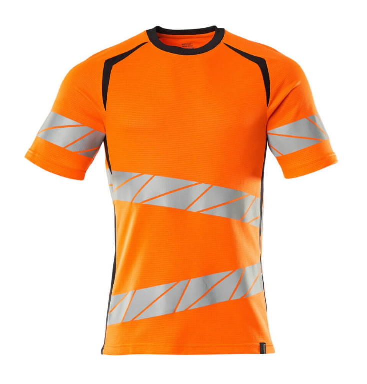 T-shirt Accelerate Safe, CL 2, High-Visibility orange 5XL