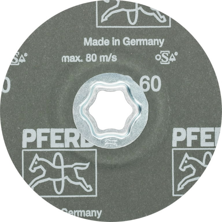 Fiber disc for steel CC-FS CO 125mm P60, Pferd