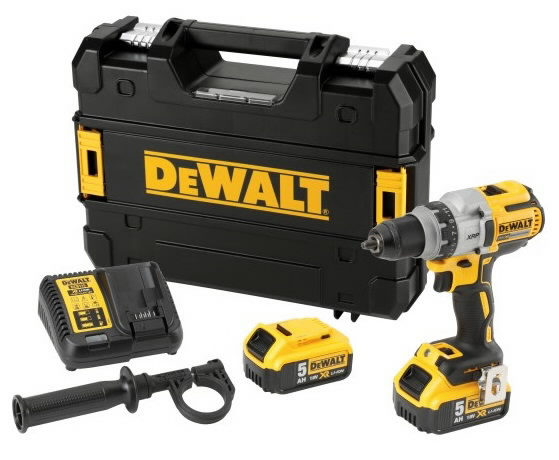 Cordless drill DCD991P2, brushless, 18V / 5,0Ah 1