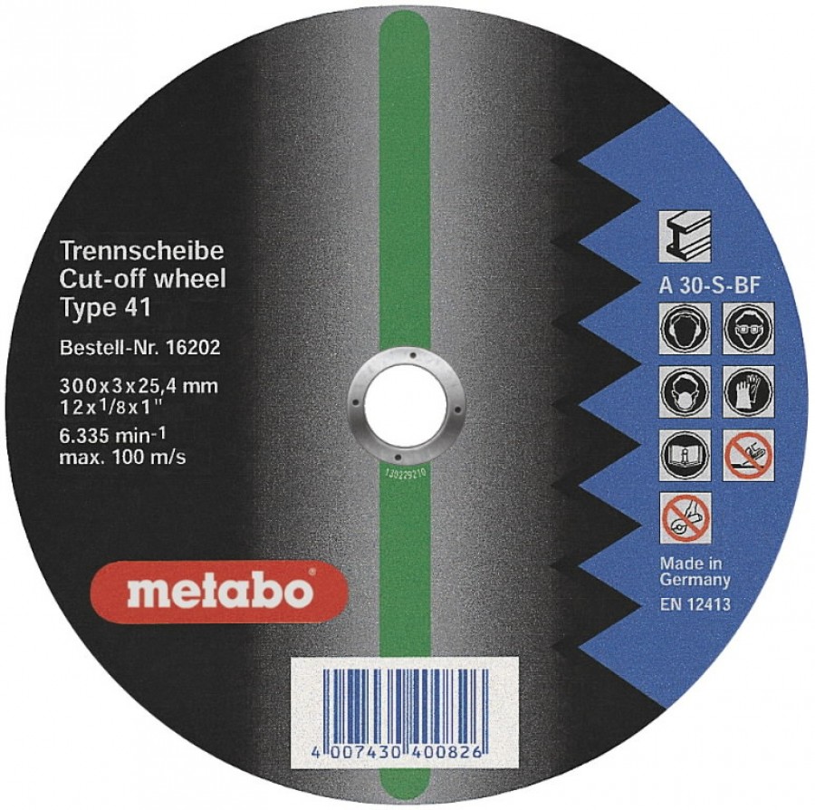 Cut-off wheel 350x3,5x25,4 mm. CS 23-355, Metabo