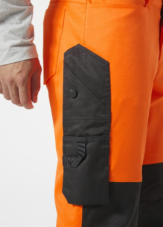 Work pants Uc-me, hi-viz, CL2, orange/black C70 3.
