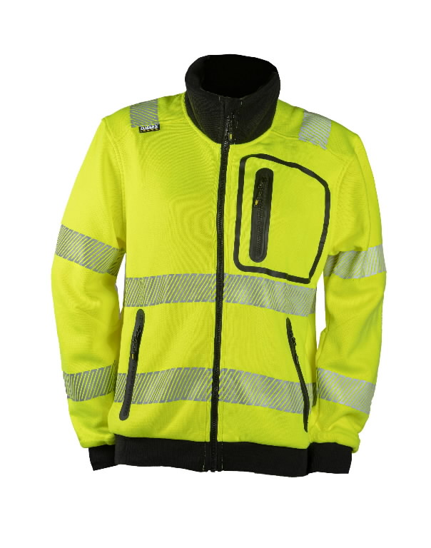Knitted jacket 4355Y+ Hi-Vis CL2, yellow L