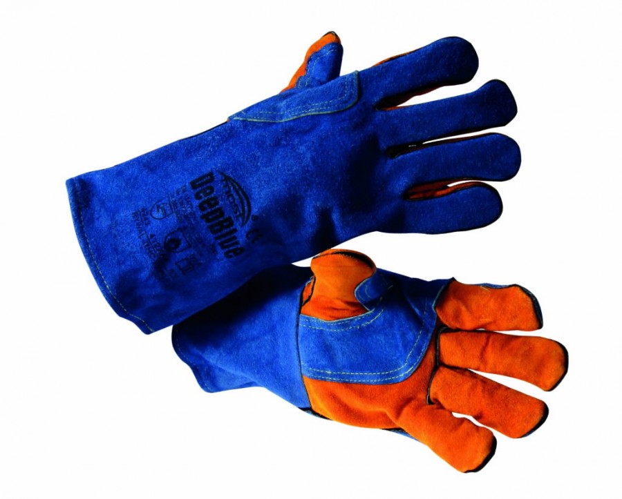 Pirštinės, skirtos suvirintojui, galvijų odos, Kevlar D, Most