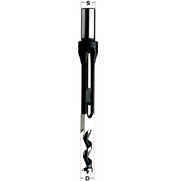 MORTISE CHISEL & BIT SET HS S=3/4" D=1/4" RH, CMT