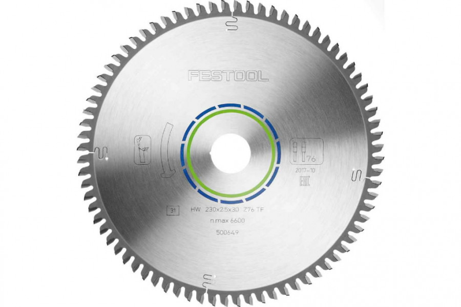 Pjovimo diskas aluminiui 230x2,5x30, TF76, -5° 2.