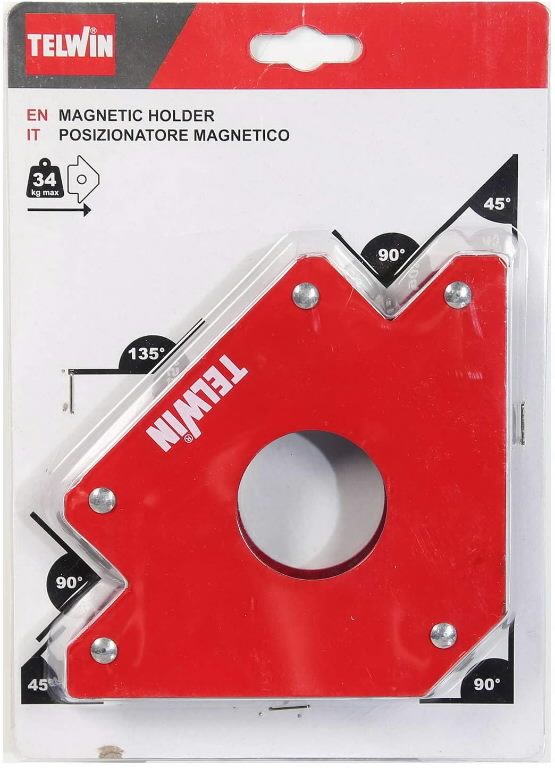 Suvirinimo magnetas, 45°,90°,135°, 34kg 