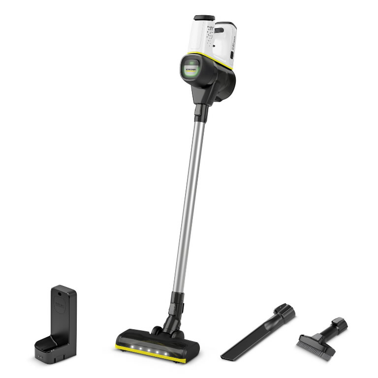 Akkukäyttöinen pölynimuri VC6 cordless white, Kärcher