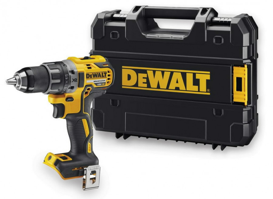 Cordless drill DCD791NT, brushless, carcass, TSTAK case, DeWalt