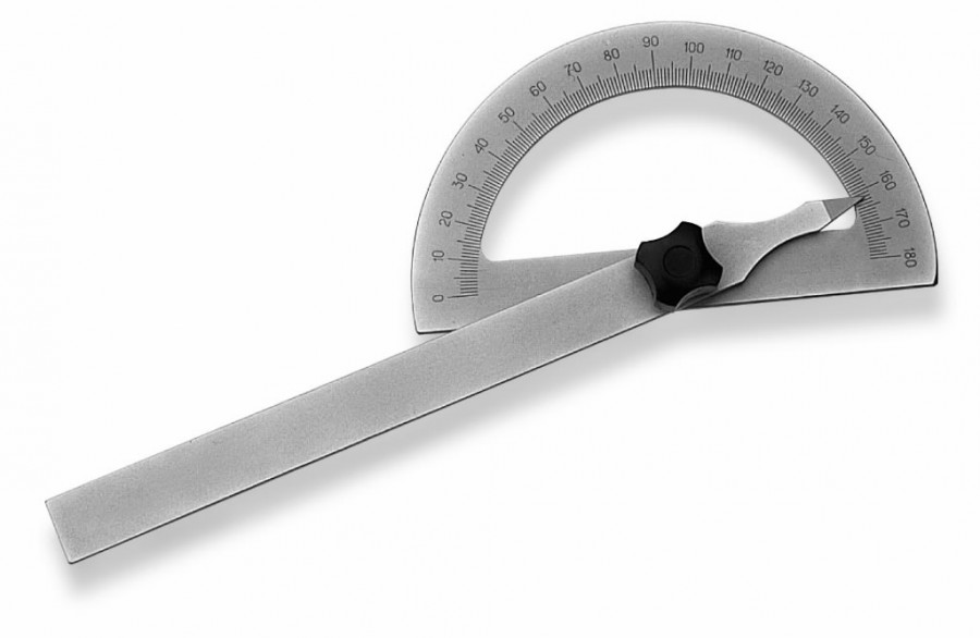 steel-protractor type 486 0-180/600/300, Scala