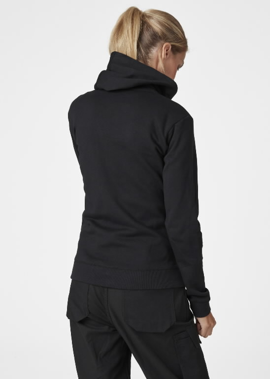Džemperis W MANCHESTER ZIP moteriškas, juoda XL 3.
