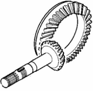 Bevel gear pinion kit 16/31 