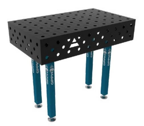 Welding table Eco 1000x600mm, steel, up to 1000kg, GPPH S.C.