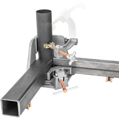 Welders angle clamp, 3-axis, with quick acting buttons  2.