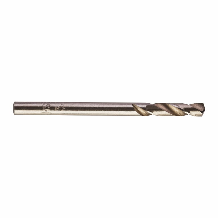 Short metal drill bit DIN 1897 HSSE-G 10pcs 3,7mm, Milwaukee