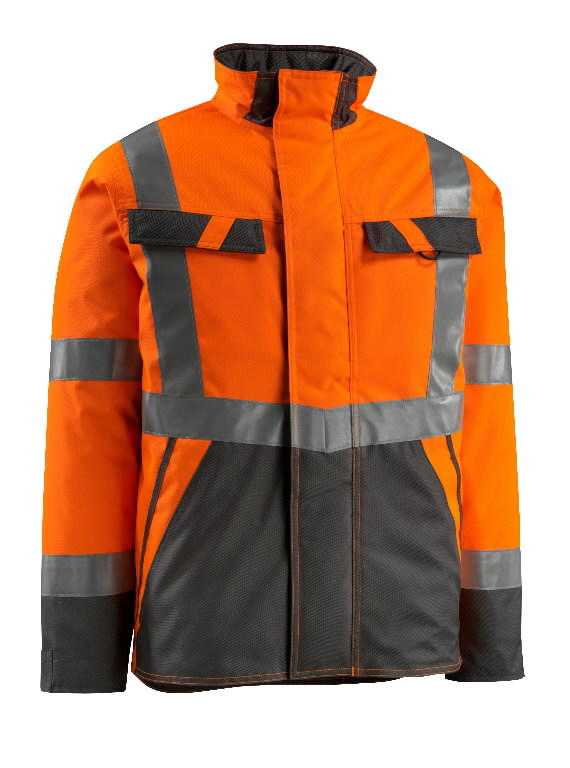 Pilot jacket Penrith, HiViz orange/dark anthrasite M, Mascot - Hi-vis ...