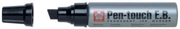 Marķieris PEN-TOUCH E.B. Melns 11mm ar smailu galu, Sakura