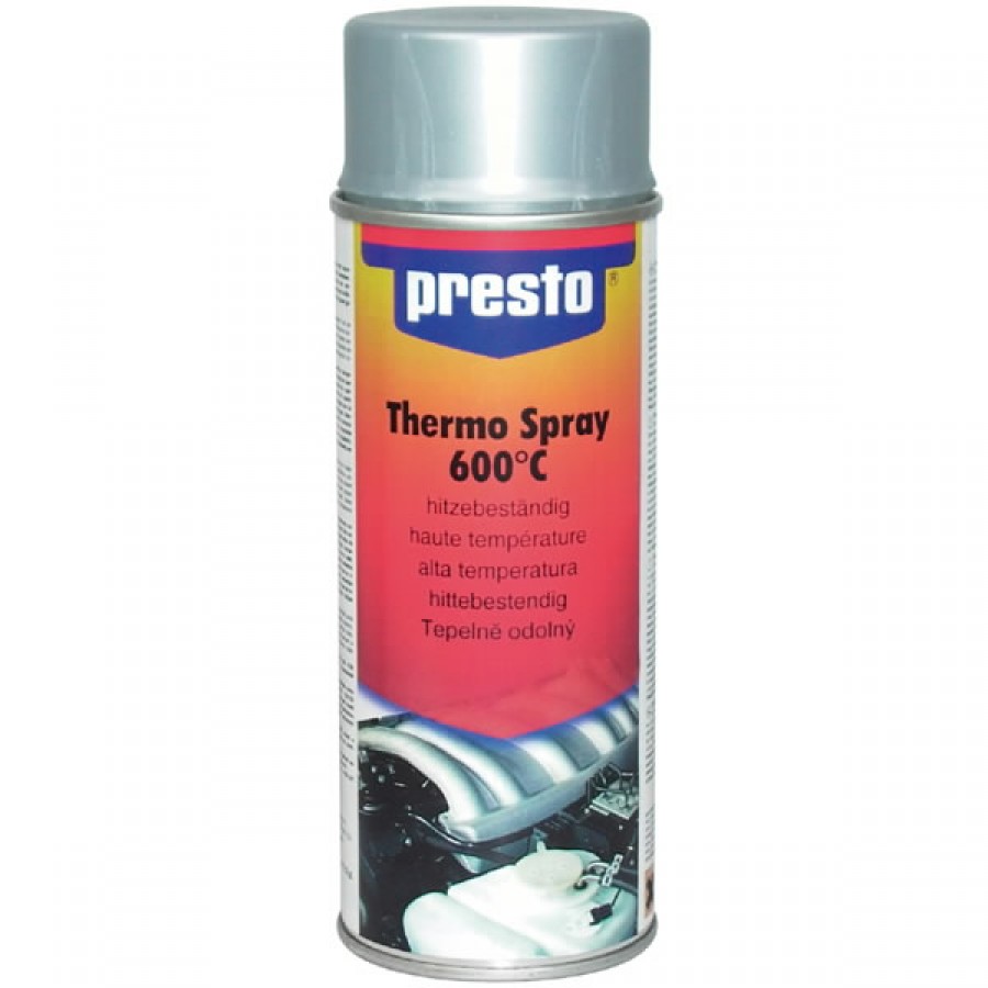 THERMO paint white 400 ml spray, Presto - Heat-resistant paints