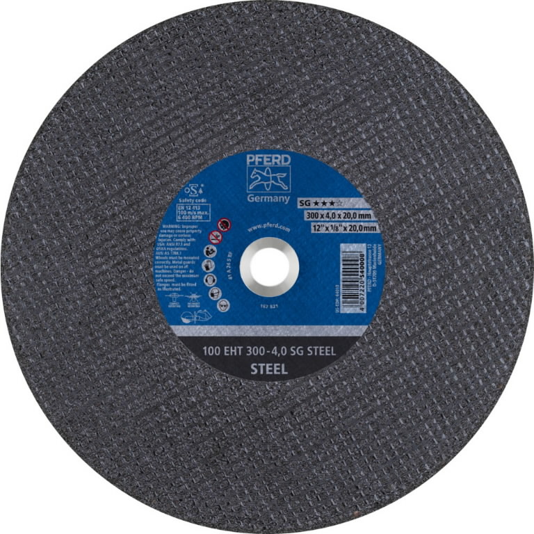 Pjovimo diskas benzininėms pjaustyklėms SG Steel 100EHT 300x 300x4/20mm, Pferd