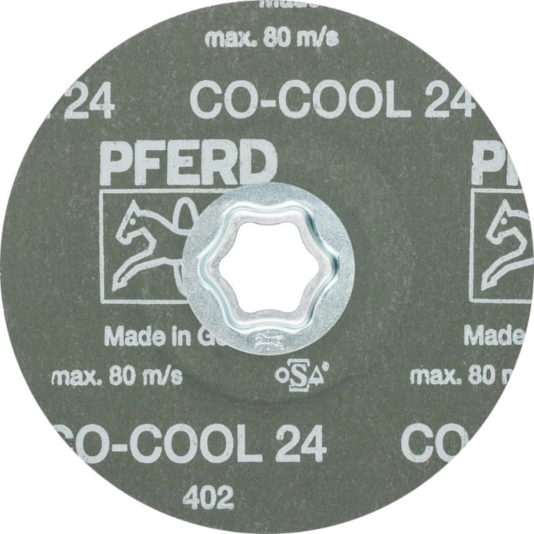 Fiber disc for INOX CC-FS CO-COOL 125mm P24, Pferd