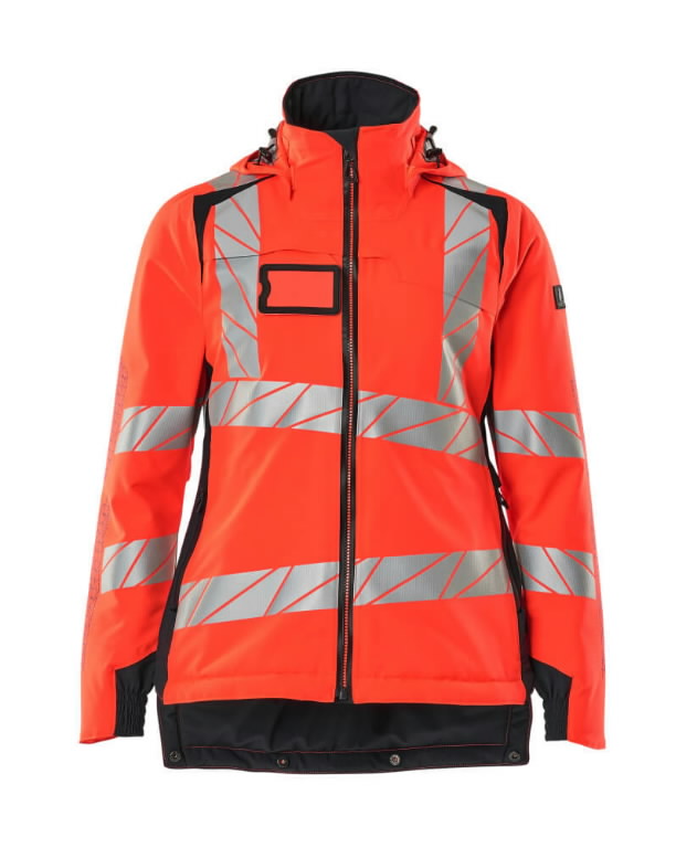 Winter jacket Accelerate Safe women, hi-vis CL2, red 2XL, Mascot