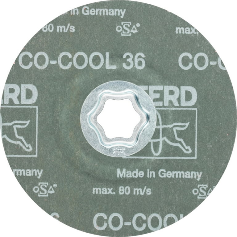 Fiber disc for INOX CC-FS CO-COOL 125mm P36, Pferd