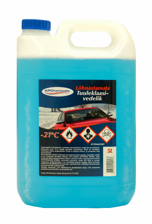 Windshield Washer Fluid Winter -21°C Methanol 5L, Polar, Polar - Windscreen  Washer Fluids