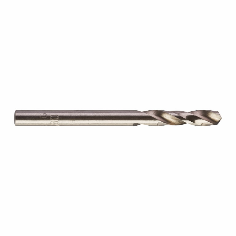 Short metal drill bit DIN 1897 HSSE-G 10pcs 4,8mm, Milwaukee