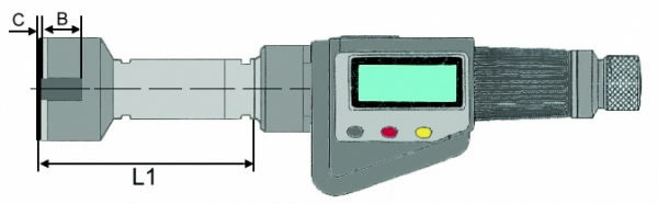 3-Point Digital Bore Micrometer 30-40mm  3.