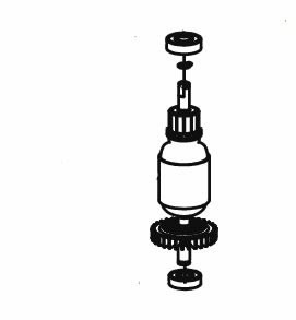 Rotor assembly WG776E WG778E WG779E Worx Stokker tools