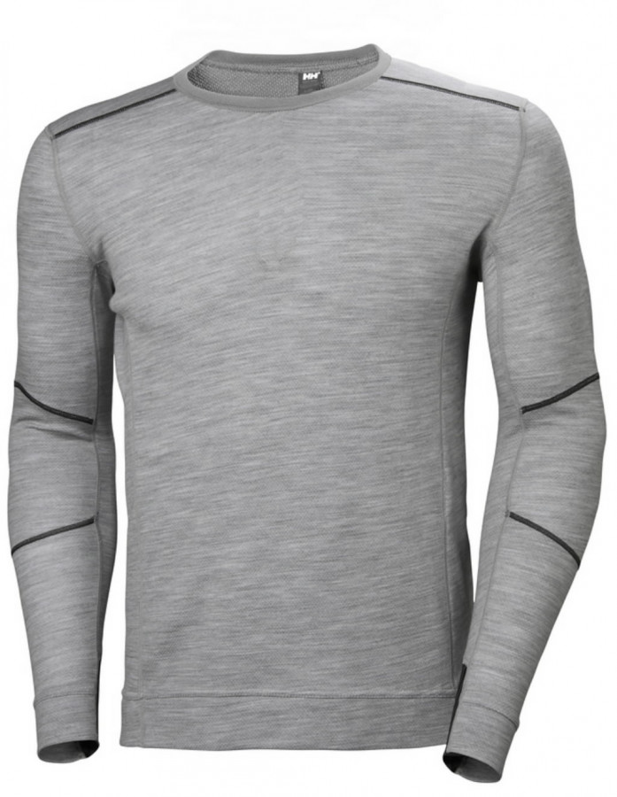 Apatiniai marškinėliai LIFA MERINO CREWNECK, pilka XL