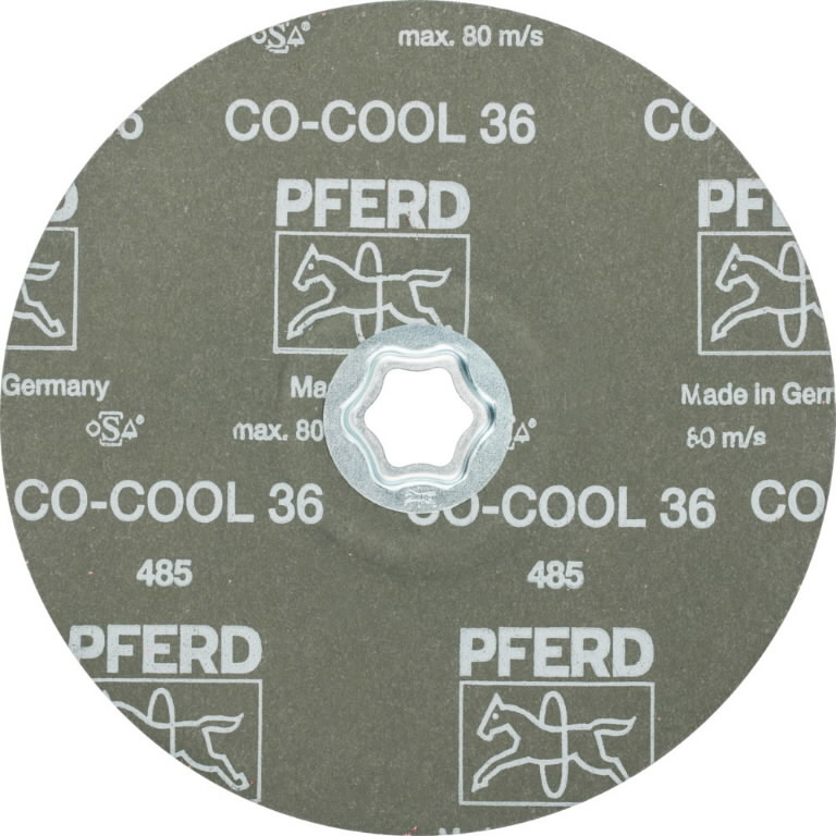 Fiber disc for INOX CC-FS CO-COOL 180mm P36, Pferd