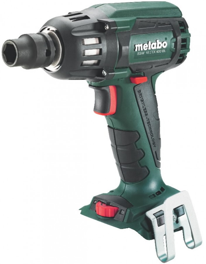 Cordless impact wrench SSW 18 LTX 400 BL, Carcass, Metabo