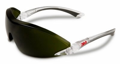 Kaitseprillid keevitajale, DIN5, AS/AF, roheline, 3M