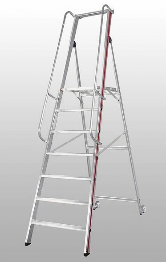 Platform ladder, 12 steps 2,8m 8081, Hymer