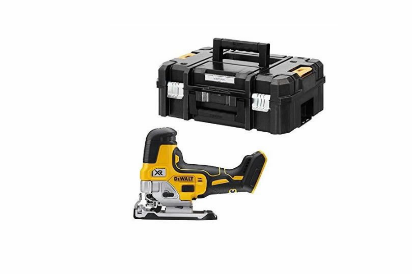 Akumulatora figūrzāģis DCS335NT, karkass, TSTAK, DeWalt