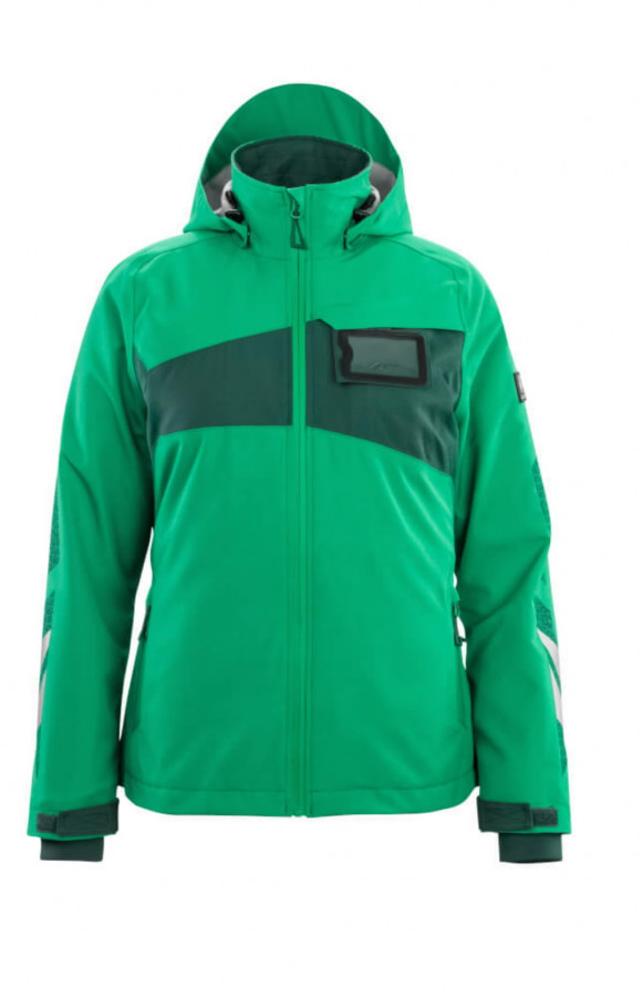dark green waterproof jacket