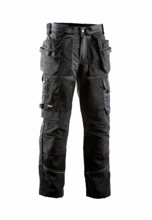 Kelnės su kišenėmis 676 juoda/pilka 46, Dimex