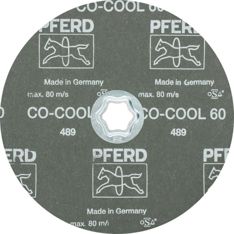 Fiber disc for INOX CC-FS CO-COOL 180mm P60, Pferd