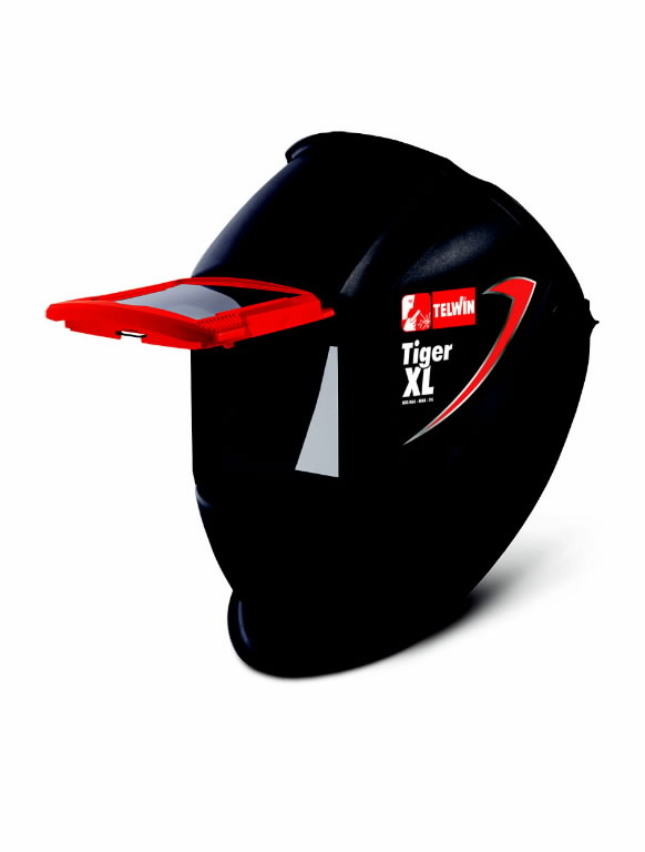 Welding helmet TIGER XL 90x110mm, flip front DIN 11, Telwin