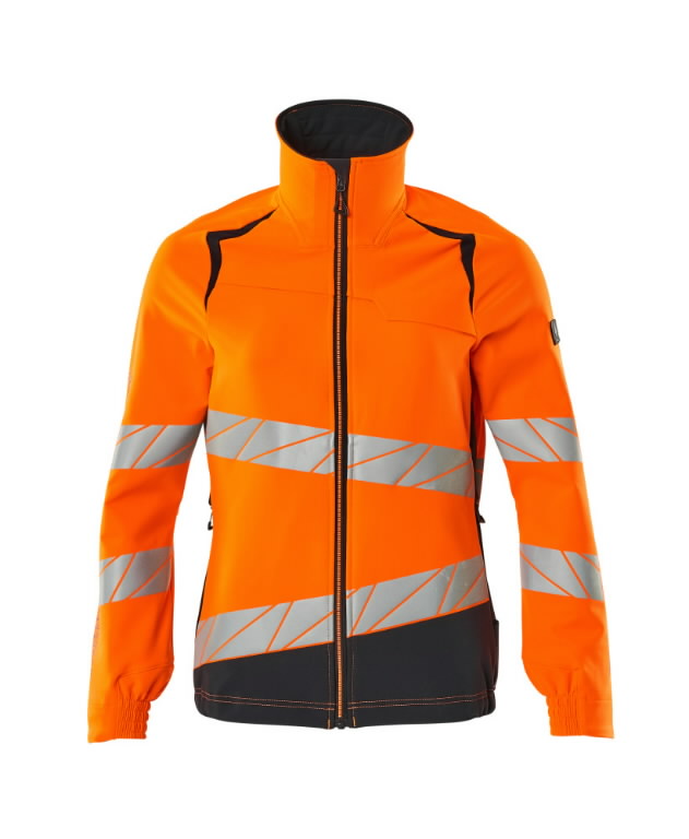 Jacket Accelerate Safe stretch ladies,  hi-viz  CL2, orange 5XL