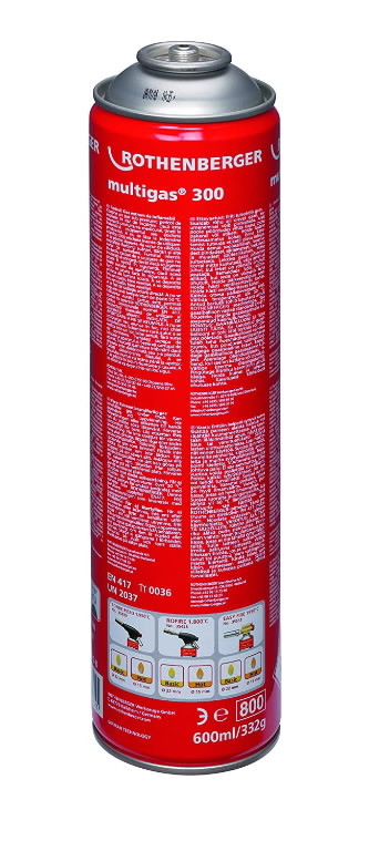 Gaas MULTIGAS 300 600ml, Rothenberger