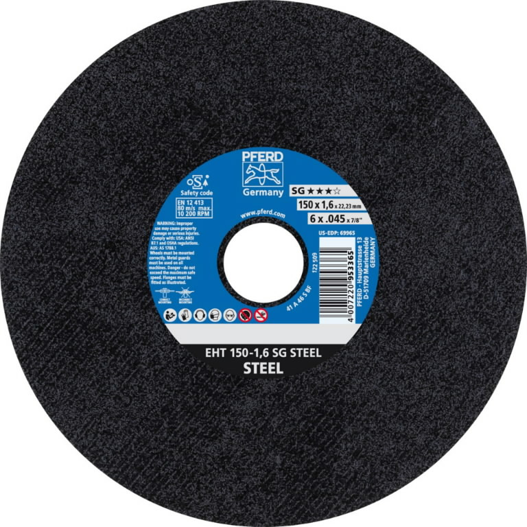 Katkaisulaikka SG Steel 150x1,6/22,23mm, Pferd