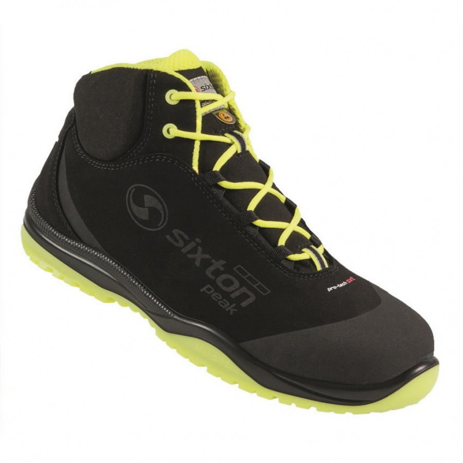 Apsauginiai batai Cuban 01L Ritmo, juoda/geltona S3 ESD SRC 48