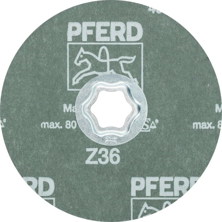 Fiber disc for steel CC-FS Z 125mm P36, Pferd