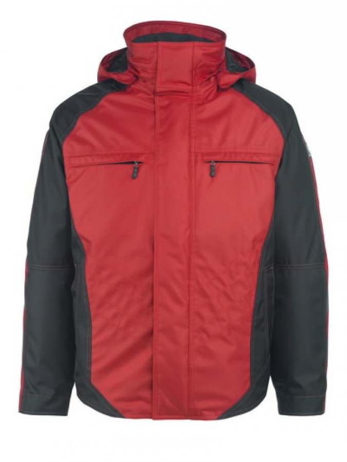 Talvejope Frankfurt kapuutsiga, punane/must L, Mascot