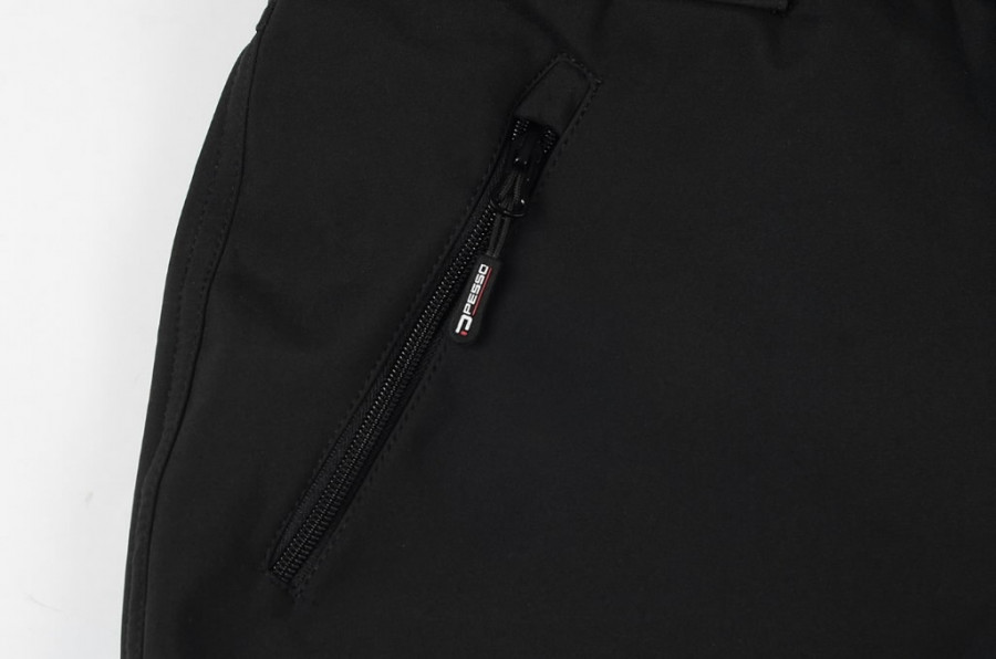 Žieminės softshell kelnės Barnabi, juoda, su  petnešom 2XL, Pesso