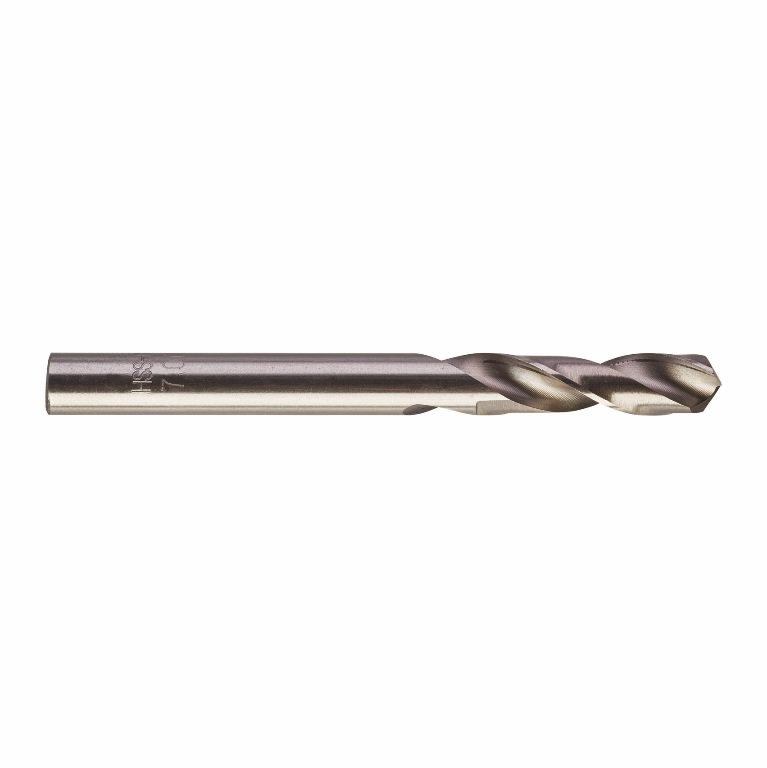 Short metal drill bit DIN 1897 HSSE-G 10pcs 7,0mm, Milwaukee