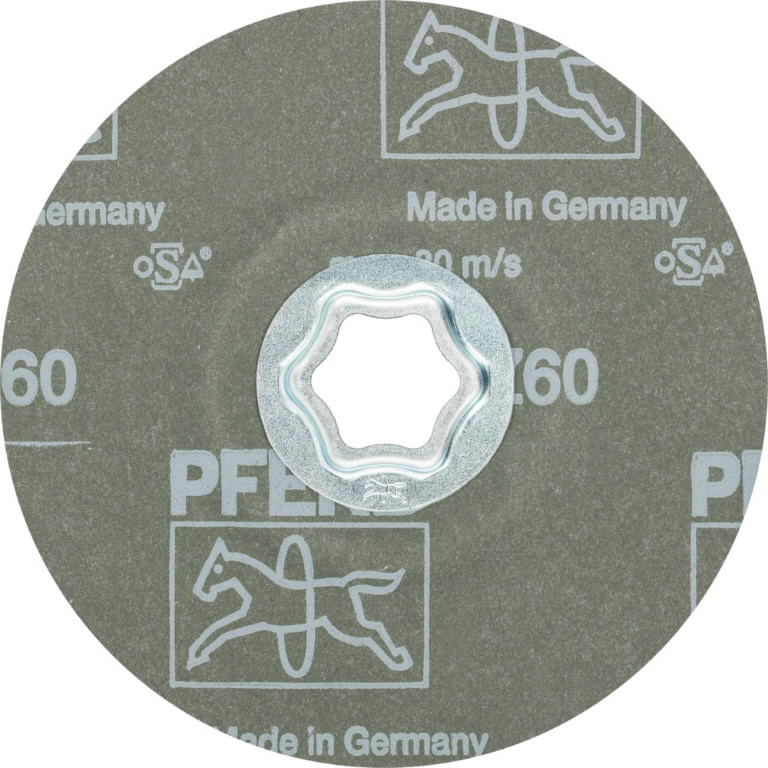 Fiber disc for steel CC-FS Z 125mm P60, Pferd