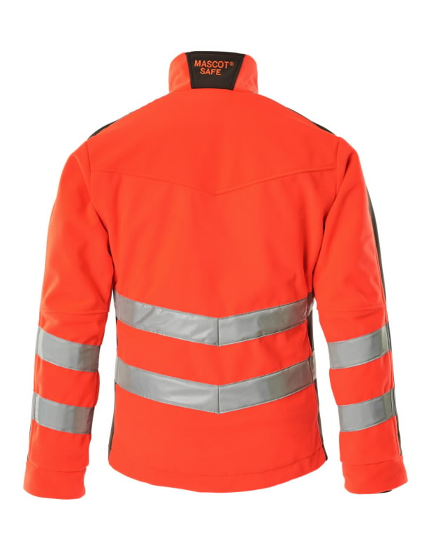 Fleece jacket Sheffield, CL2, red/dark anthracite XL 2.